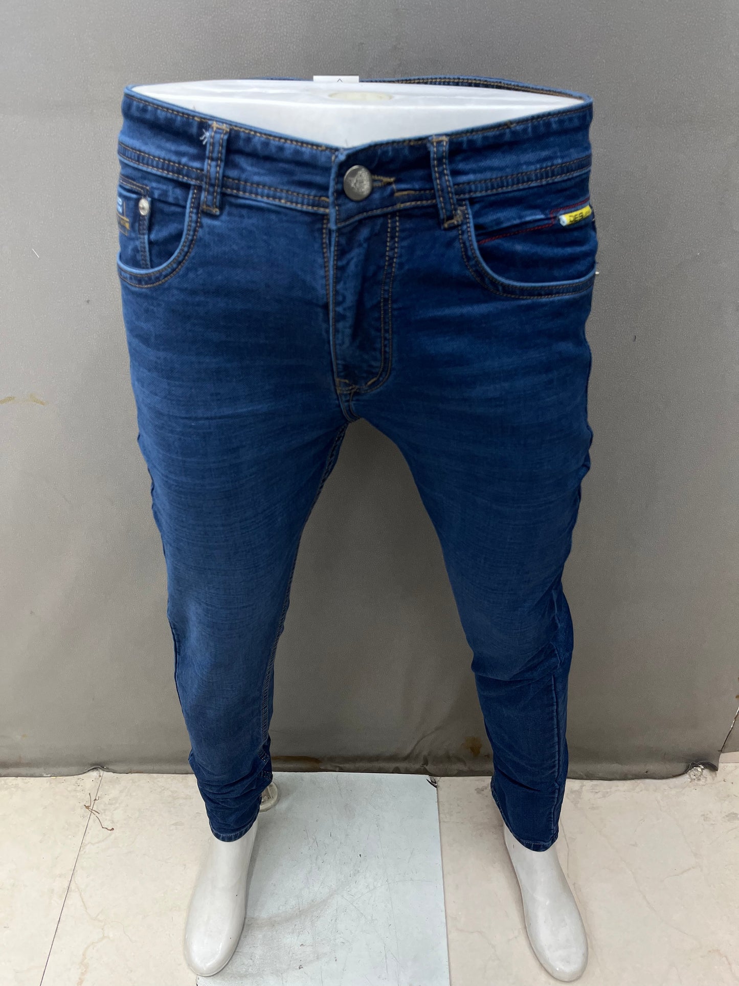 Tonal Checks Shirt With Jeans Combo