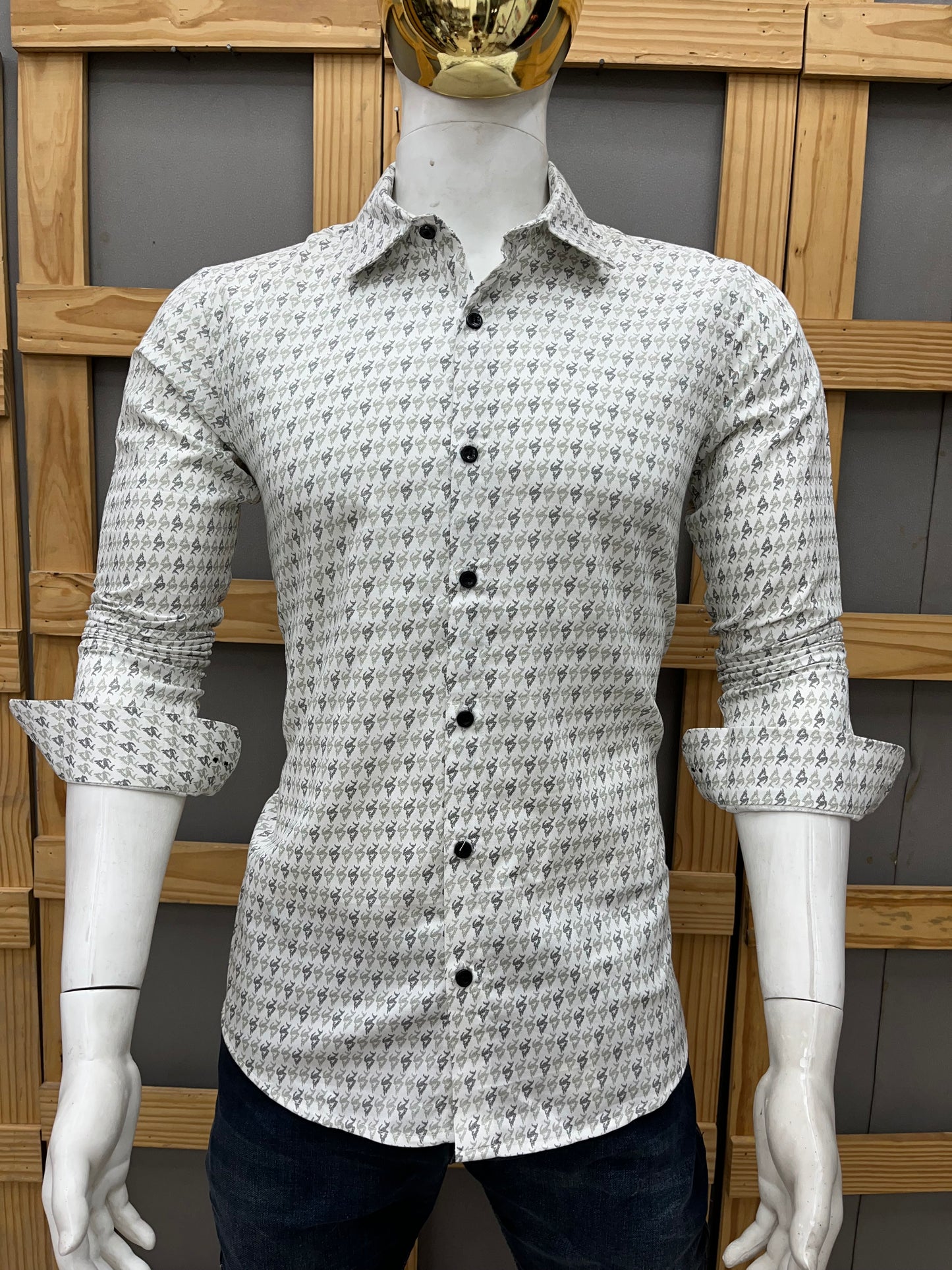 Printed Shirt With Jeans Combo