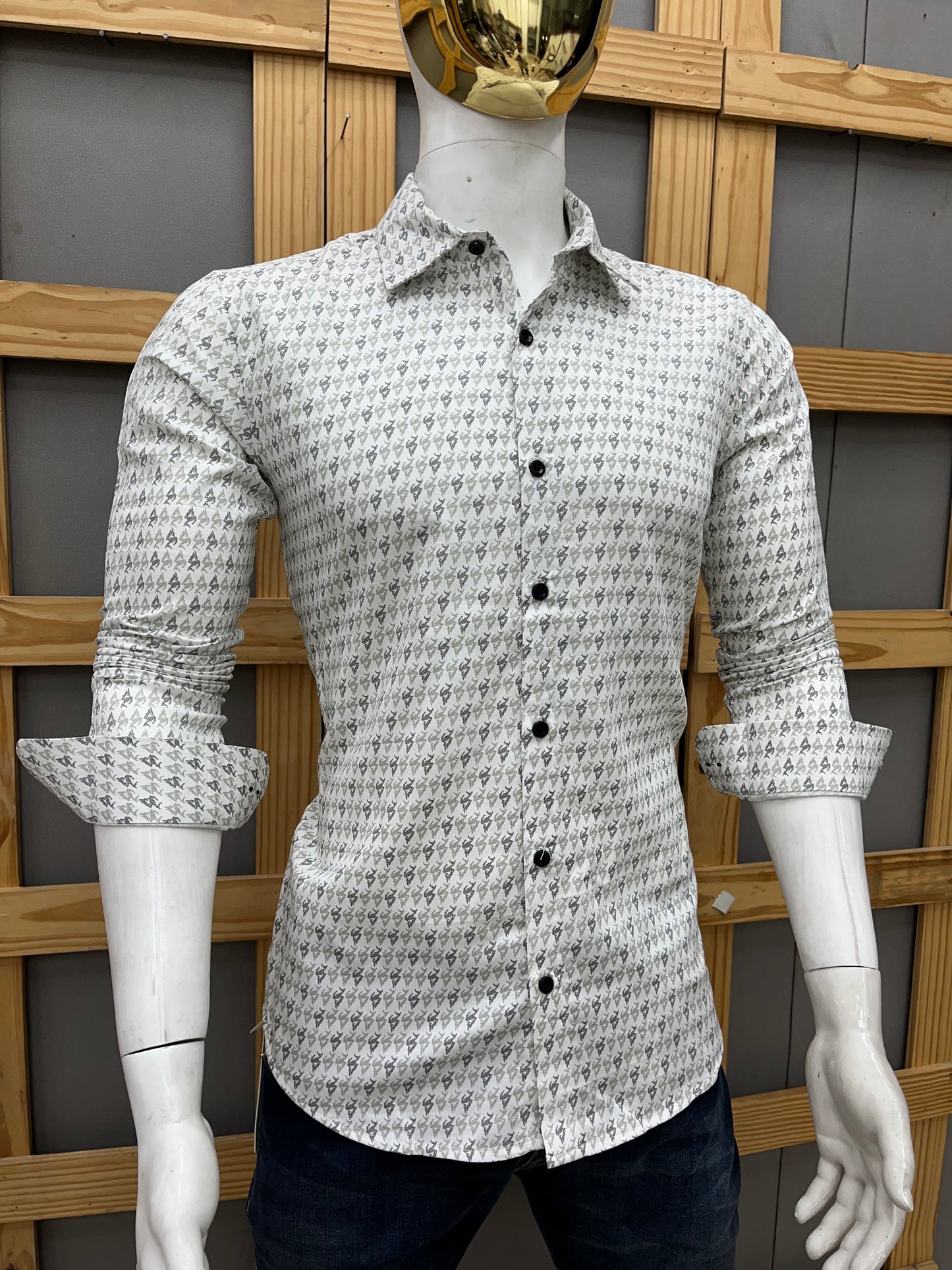 Printed Shirt With Jeans Combo