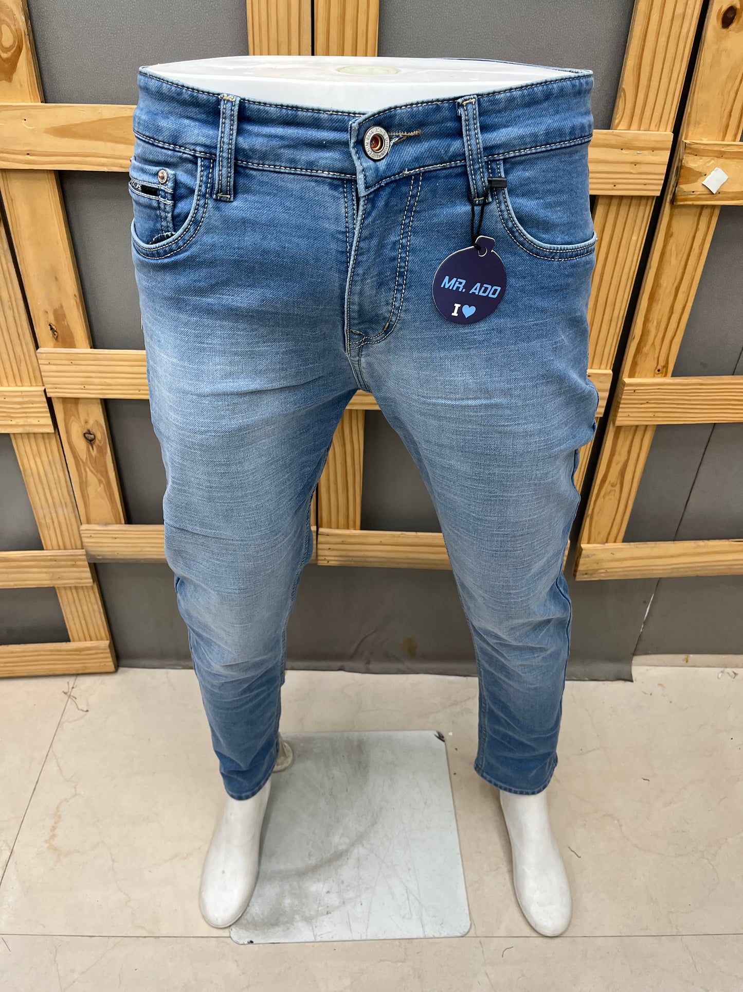 Satin Shirt With Jeans Combo