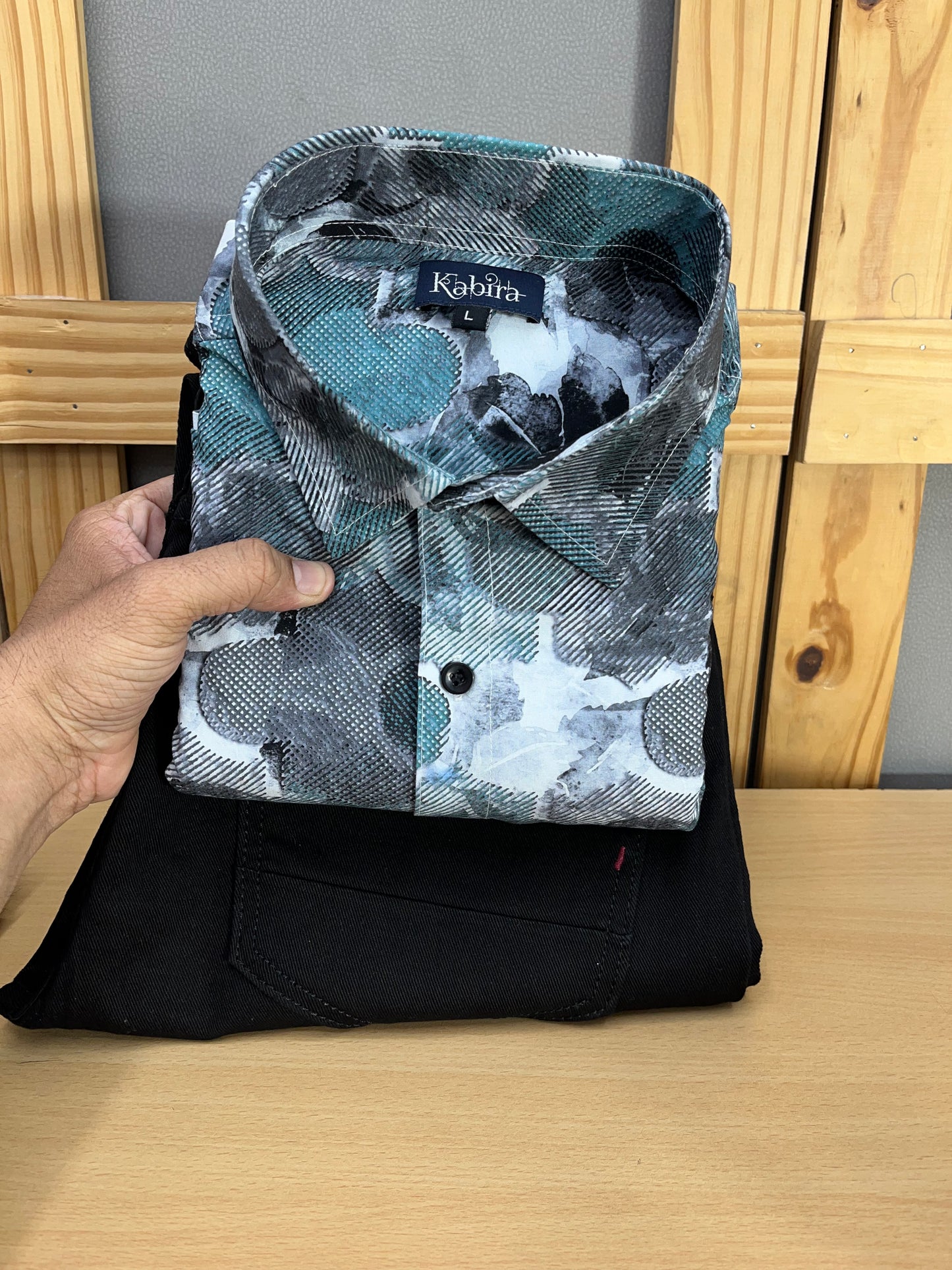 Printed Shirt With Jeans Combo