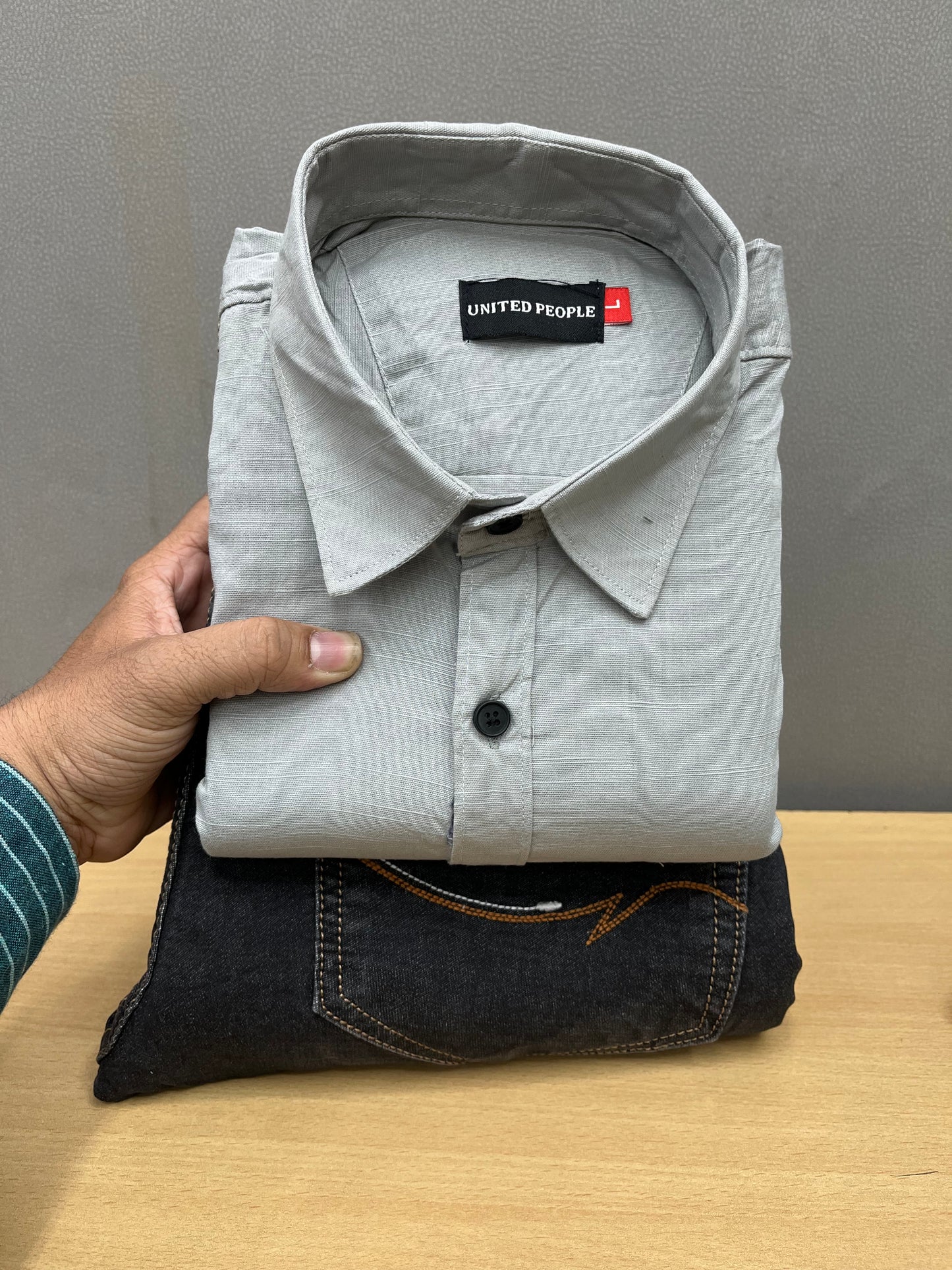 Plain Shirt With Jeans Combo