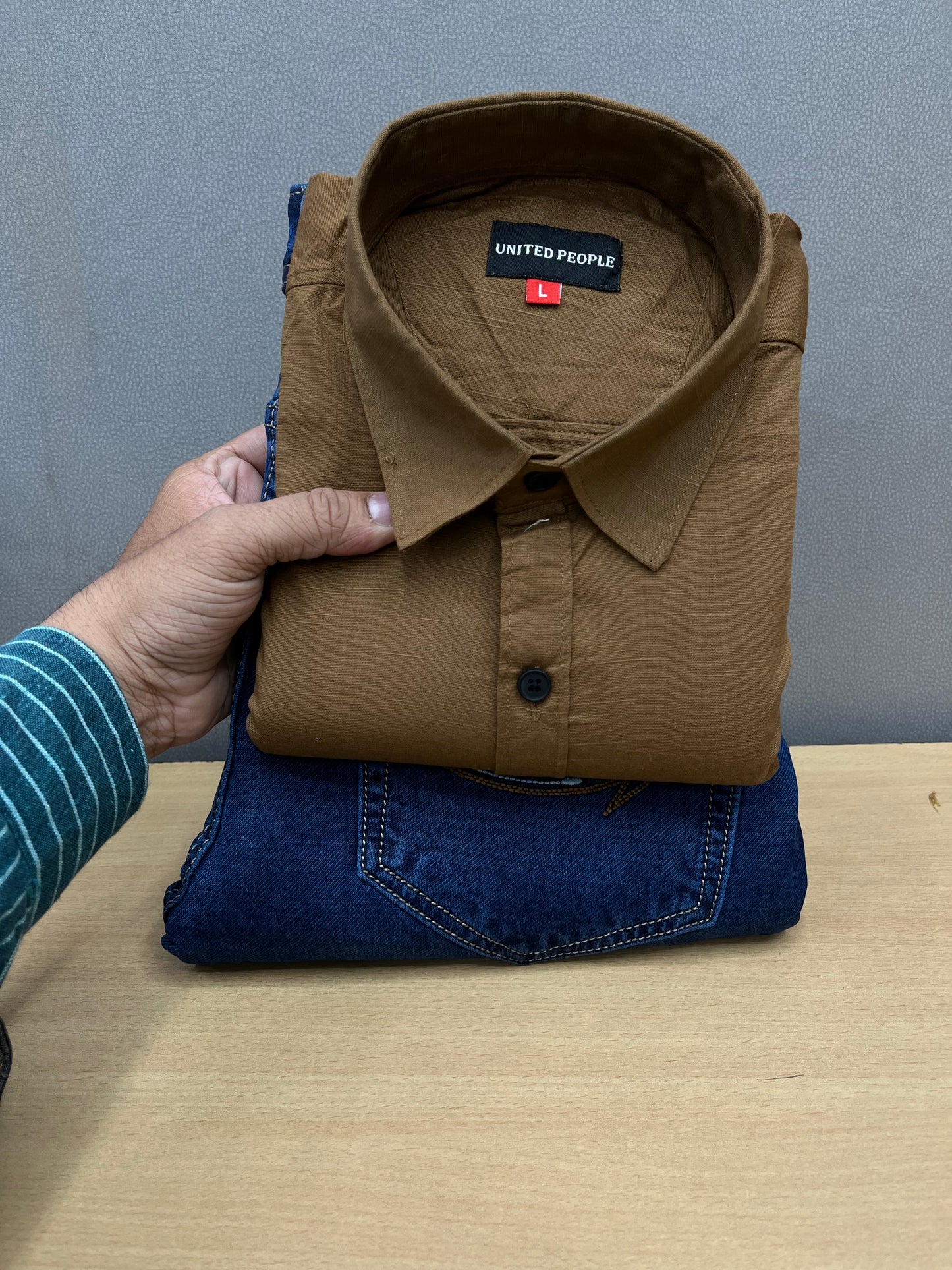 Plain Shirt With Jeans Combo