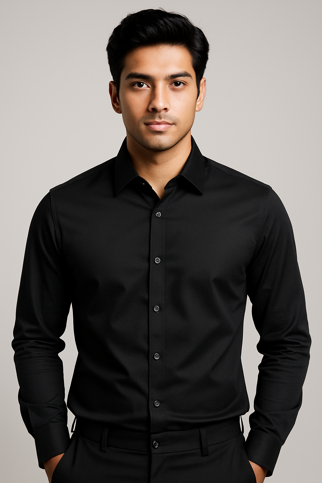 Satin Shirt With Jeans Combo