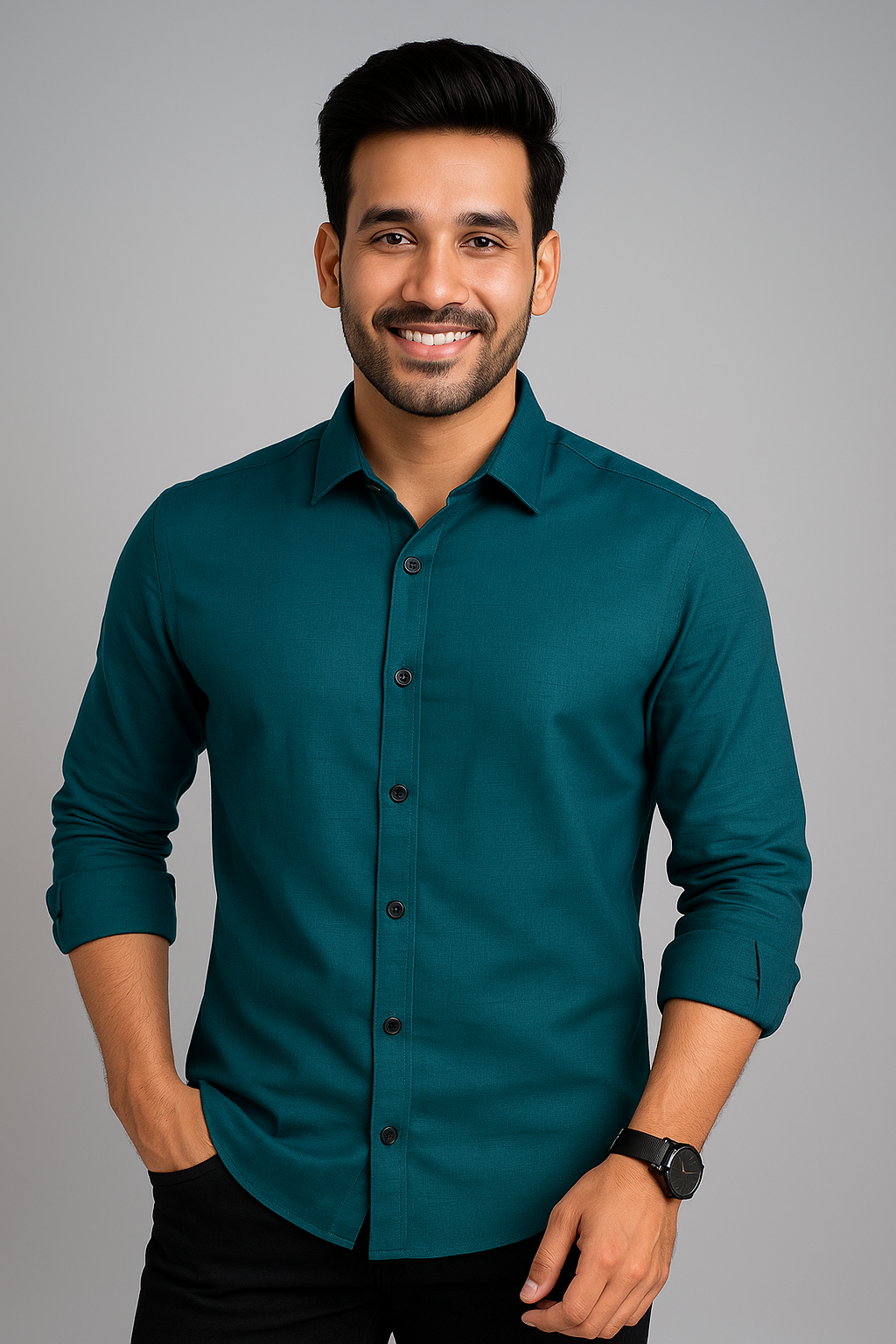 Plain Shirt With Jeans Combo