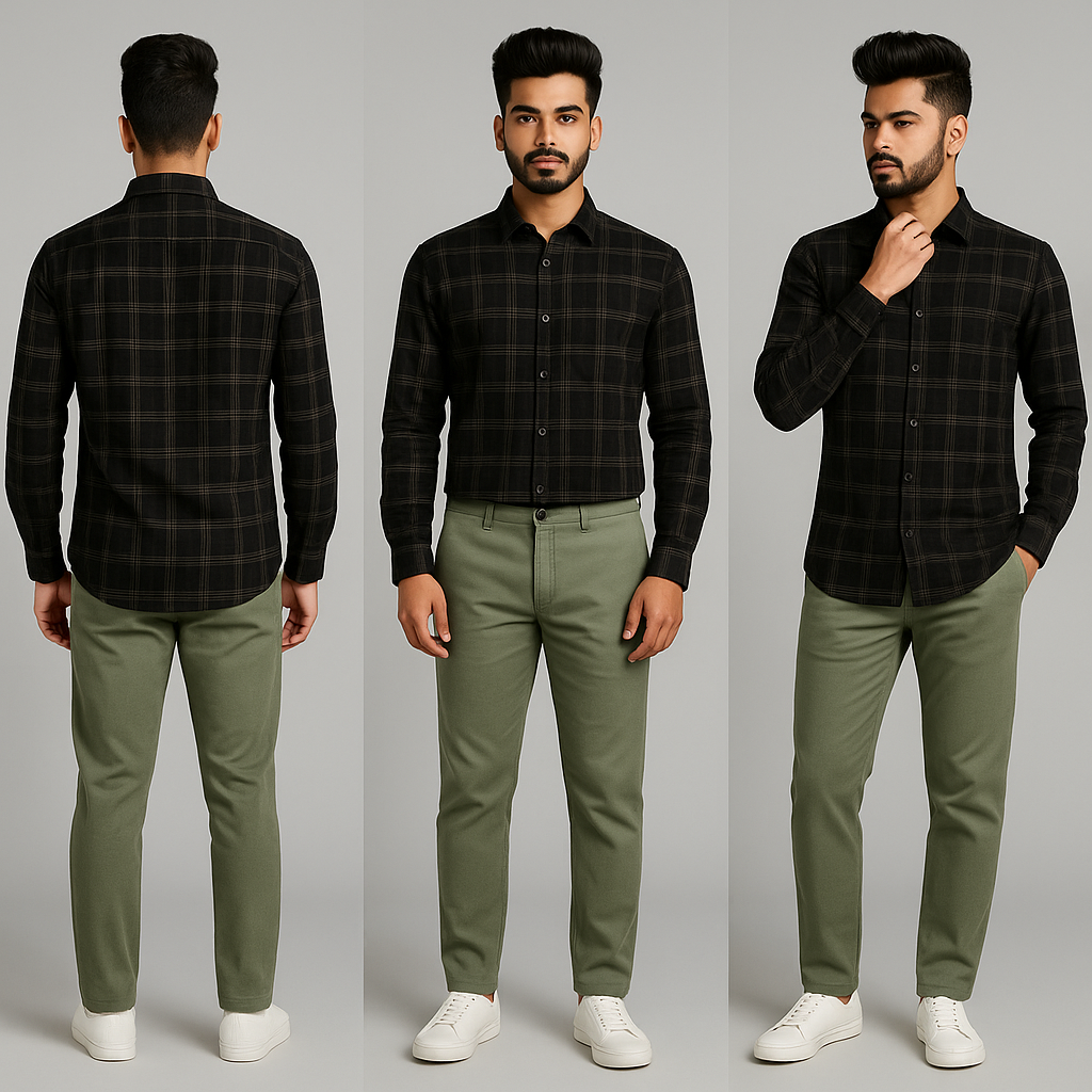 Lining Shirt With Cotton Pant Combo-Premium men's wear | Kabira Fashion