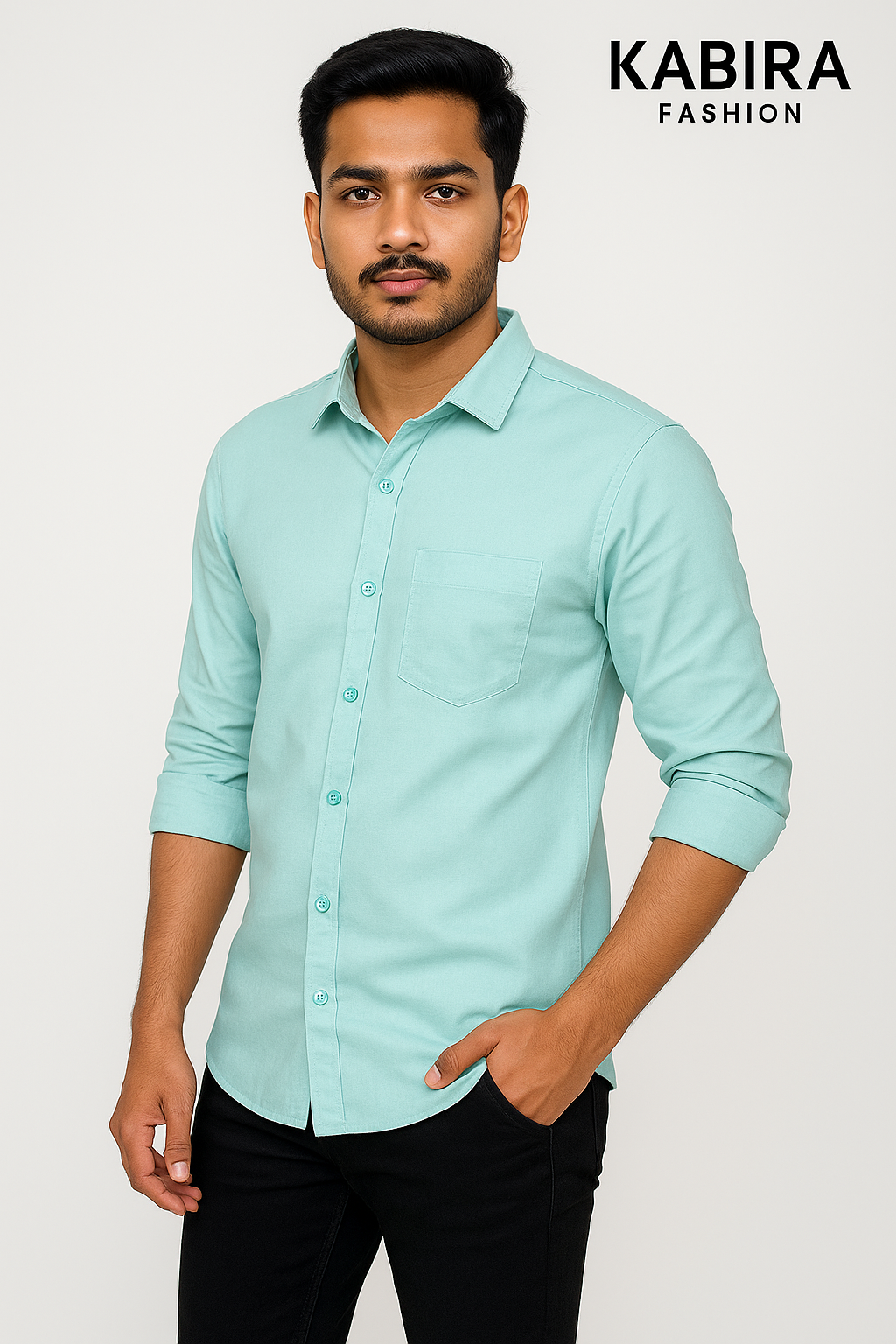 Satin Shirt With Jeans Combo