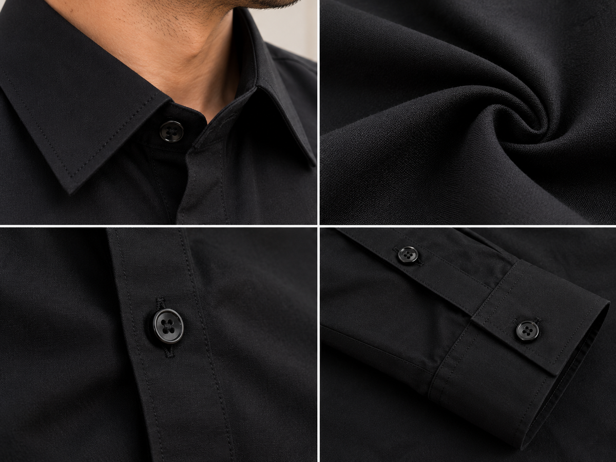 Plain Satin Shirt With Jeans Combo