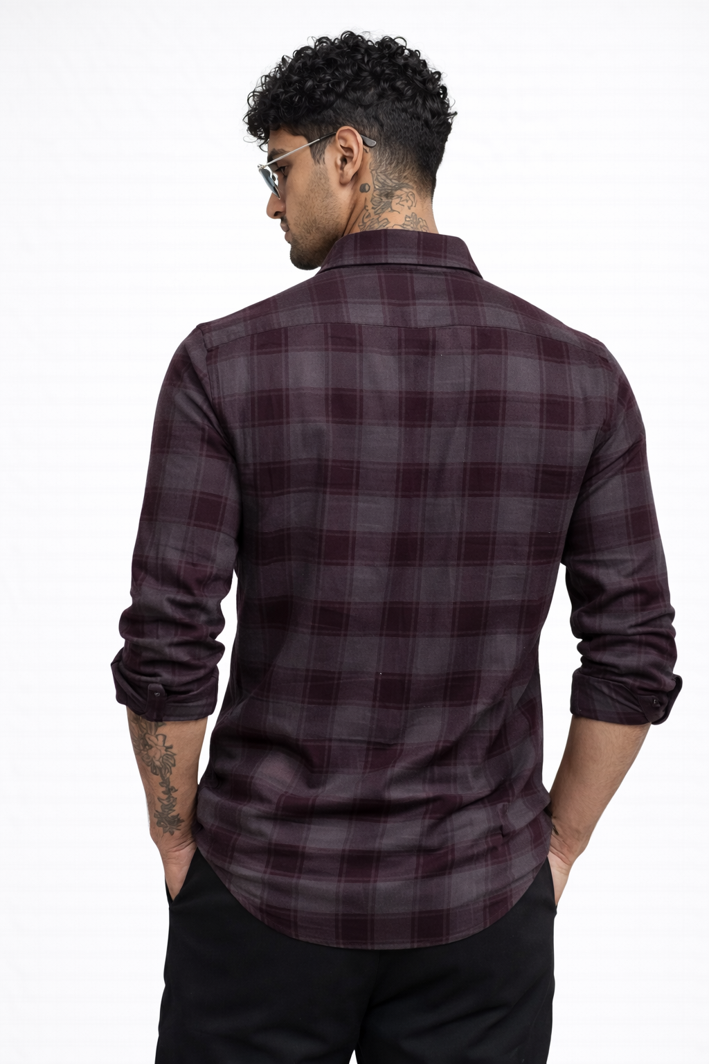 Checks Shirt With Jeans Combo