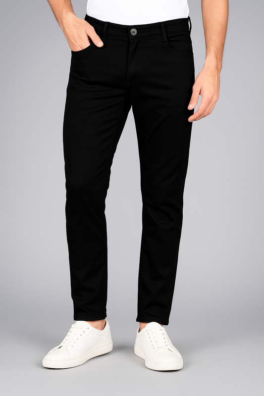 Premium Black  Cotton Trouser for Men