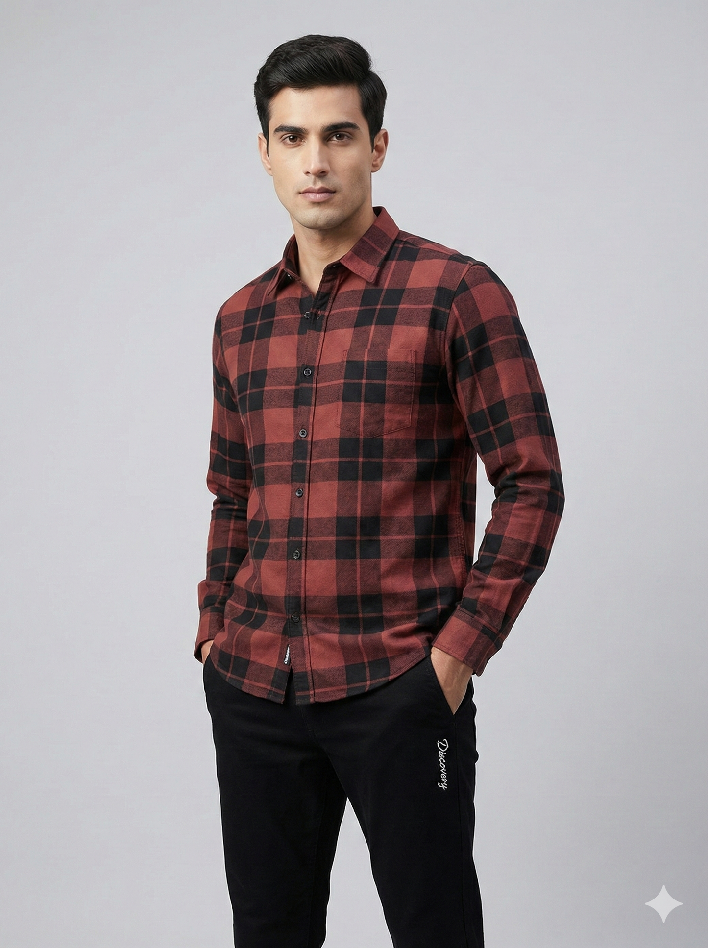 Checks Shirt With Jeans Combo