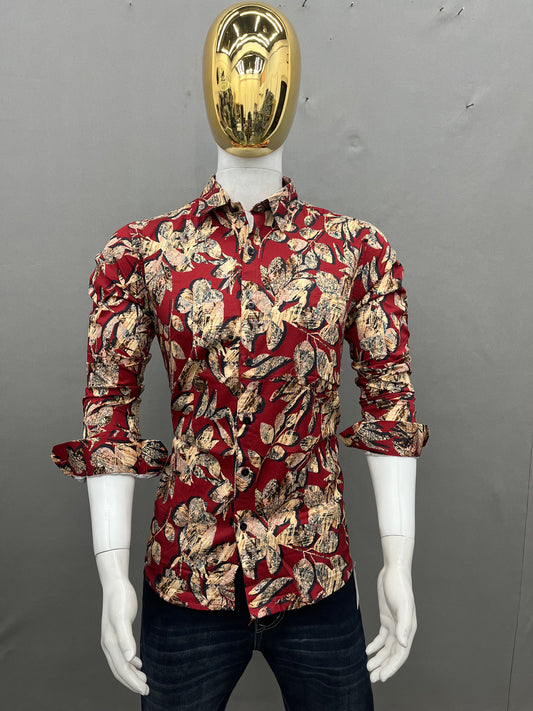 Printed Slim Fit Shirt