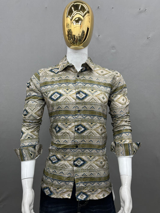 Printed Slim Fit Shirt