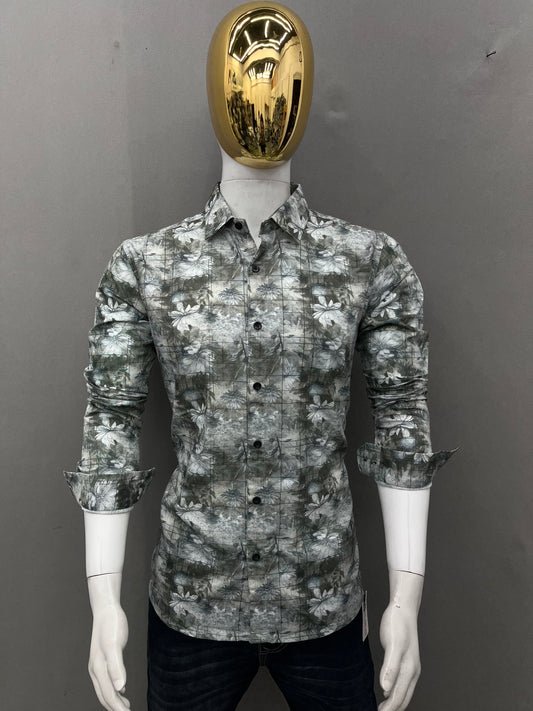 Printed Slim Fit Shirt