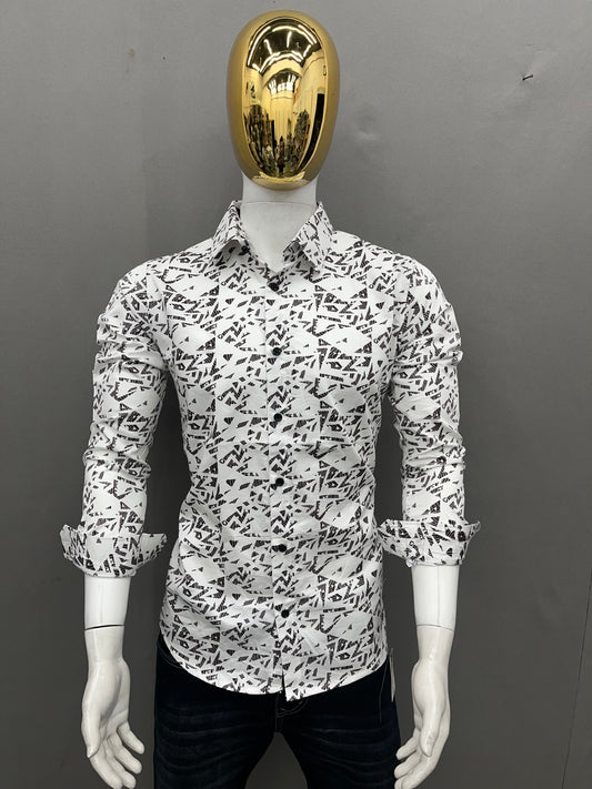 Printed Slim Fit Shirt