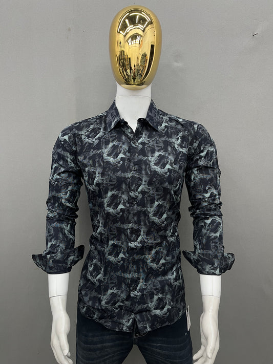 Printed Slim Fit Shirt