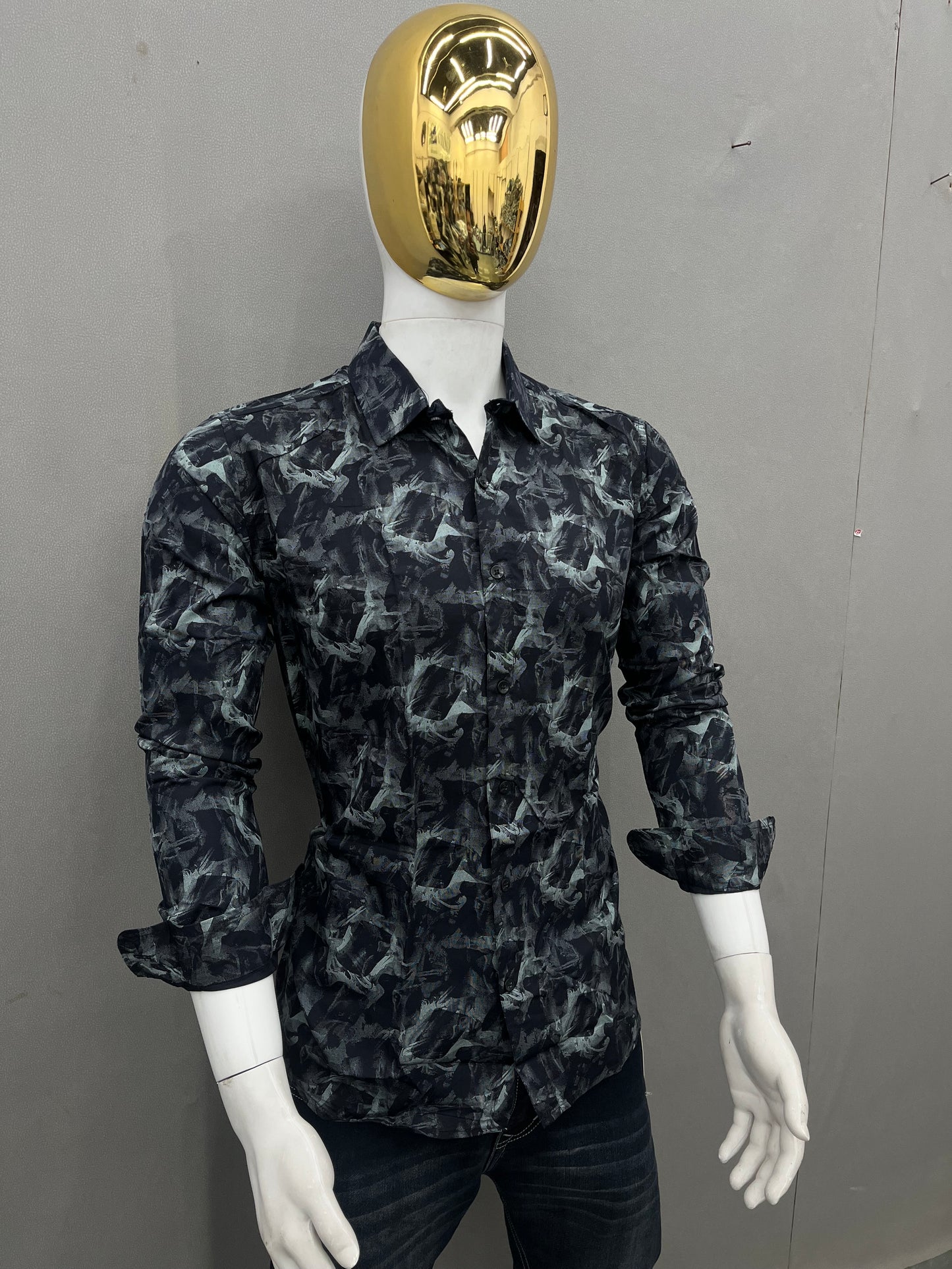 Printed Slim Fit Shirt