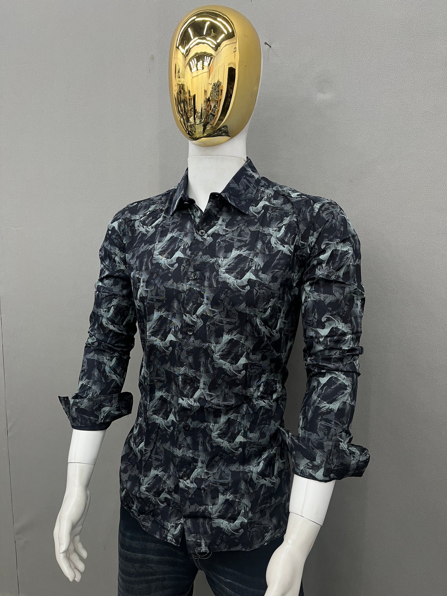 Printed Slim Fit Shirt