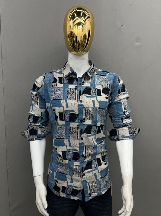 Printed Slim Fit Shirt