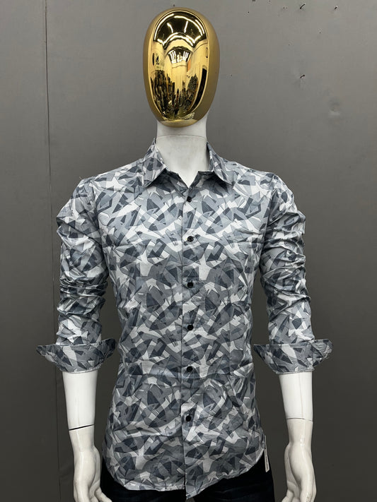 Printed Slim Fit Shirt