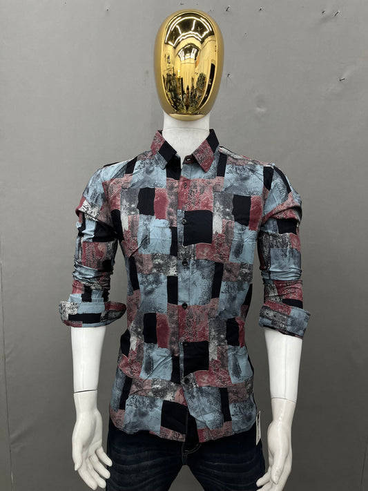 Printed Slim Fit Shirt