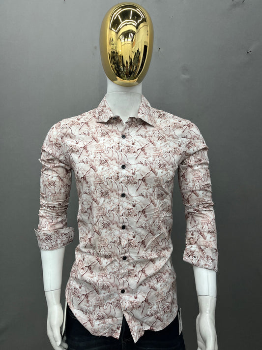 Printed Slim Fit Shirt