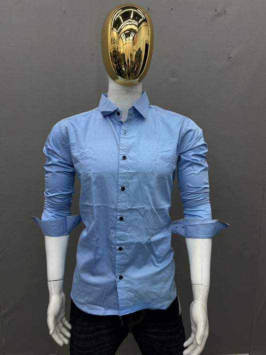 Plain Slim Fit Shirt