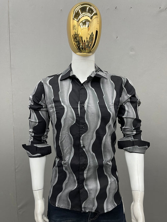 Printed  Slim Fit Shirt