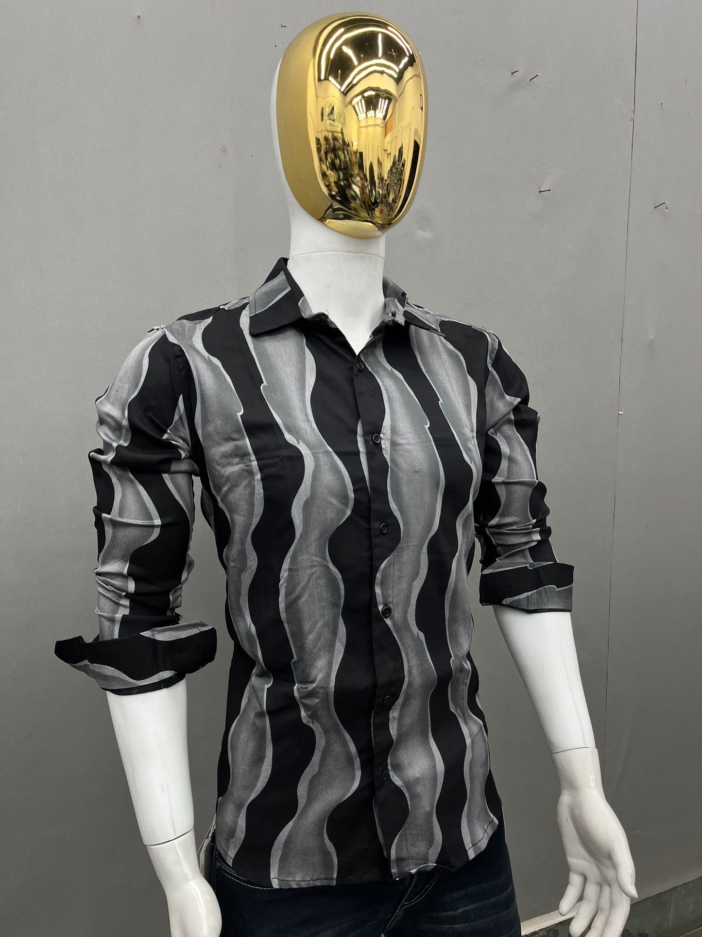 Printed  Slim Fit Shirt