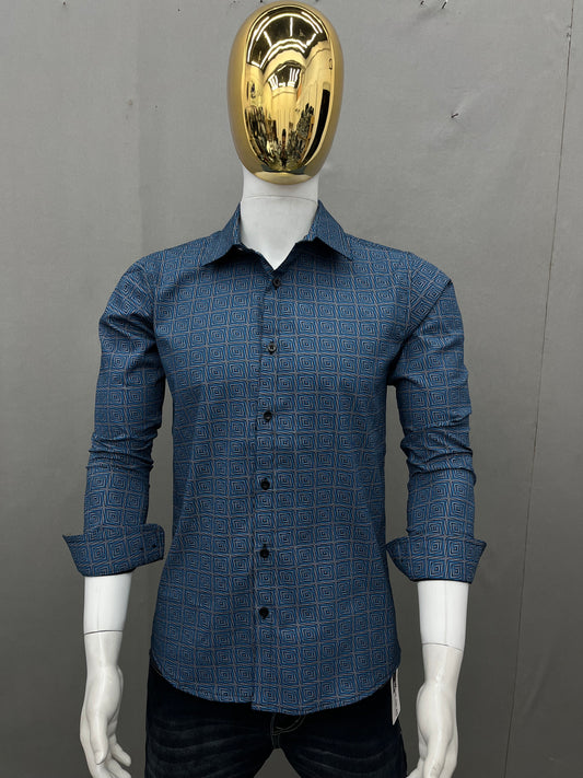 Printed Slim Fit Shirt