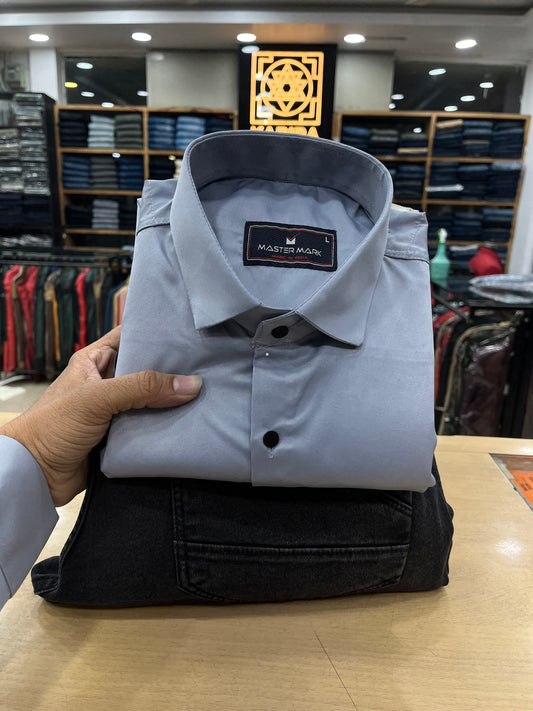 Plain Shirt With Jeans Combo