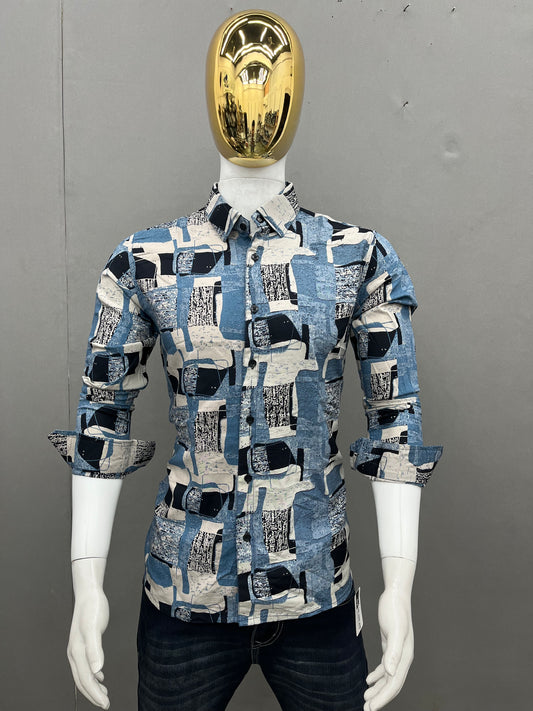 Printed Slim Fit Shirt