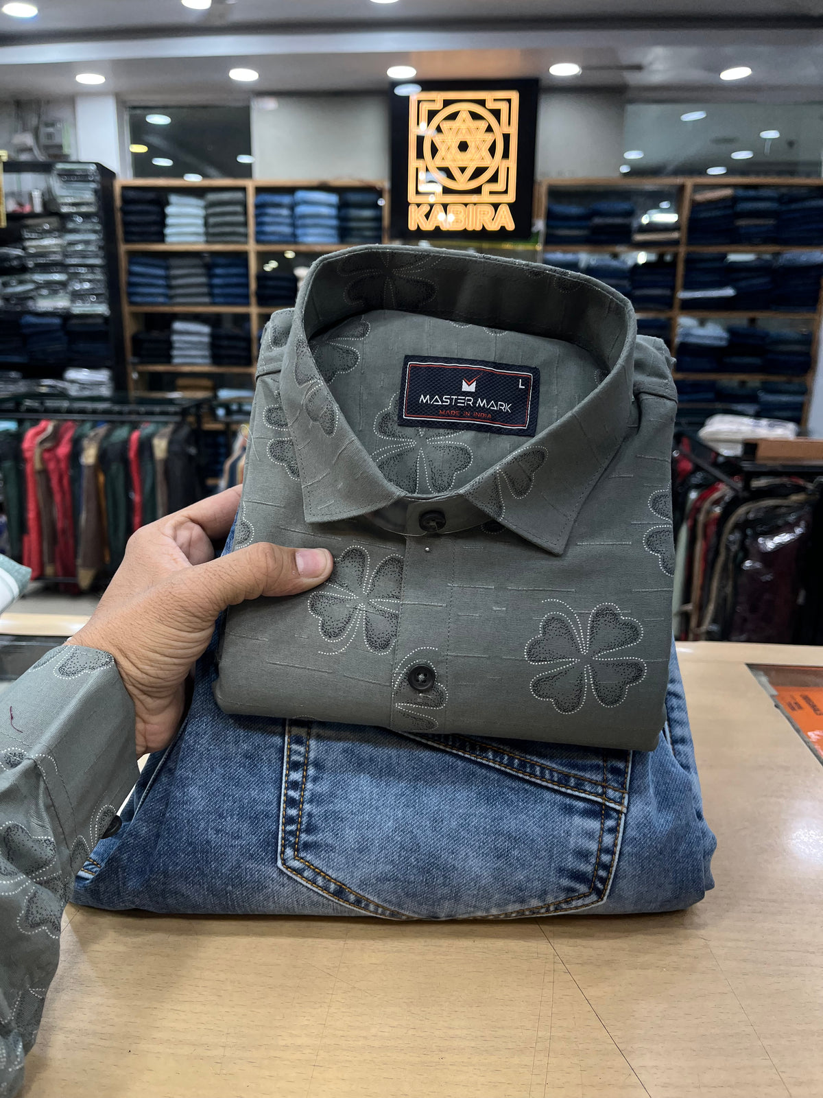 Printed Shirt With Jeans Combo