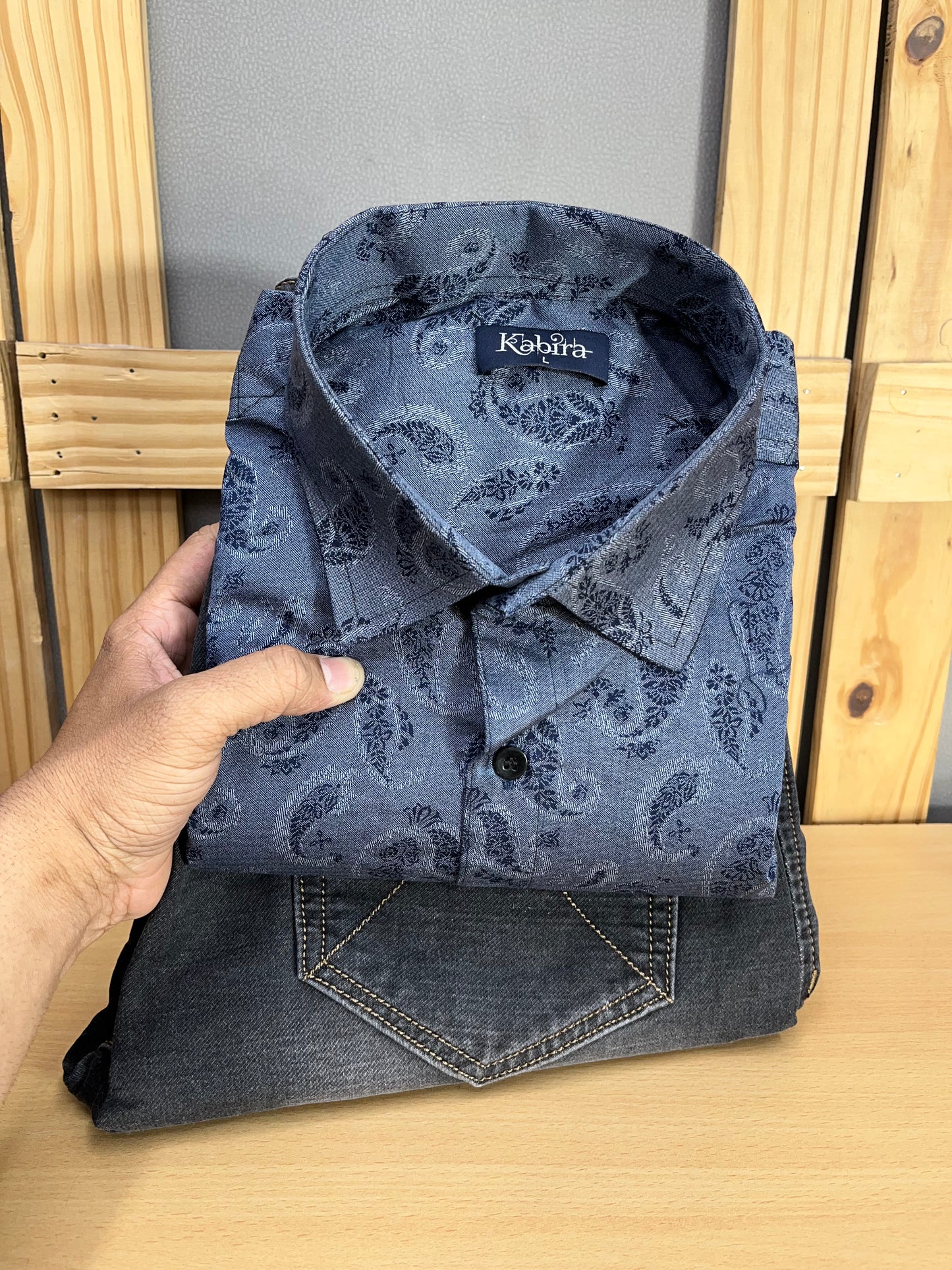 Printed Shirt With Jeans Combo