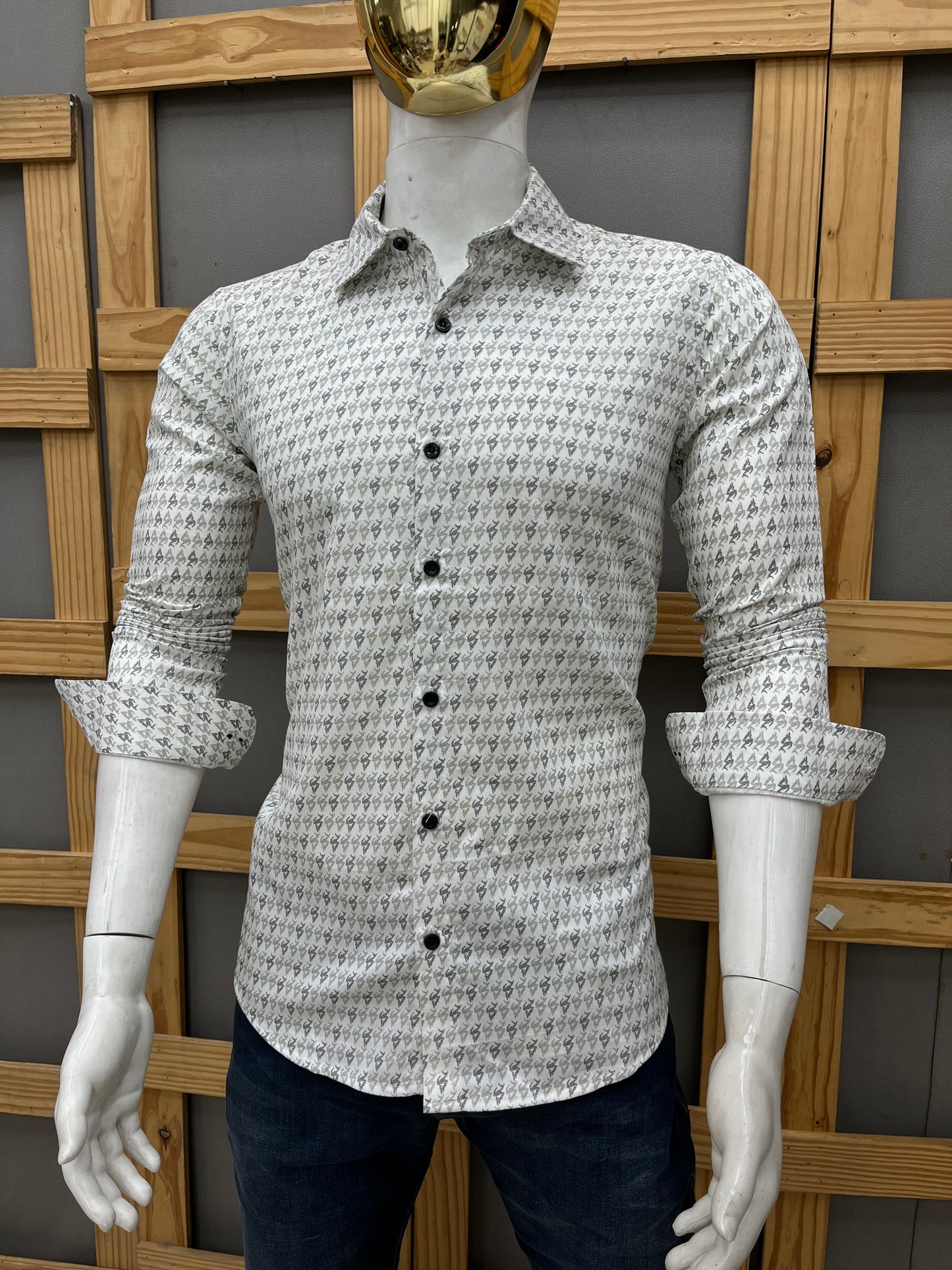 Printed Shirt With Jeans Combo