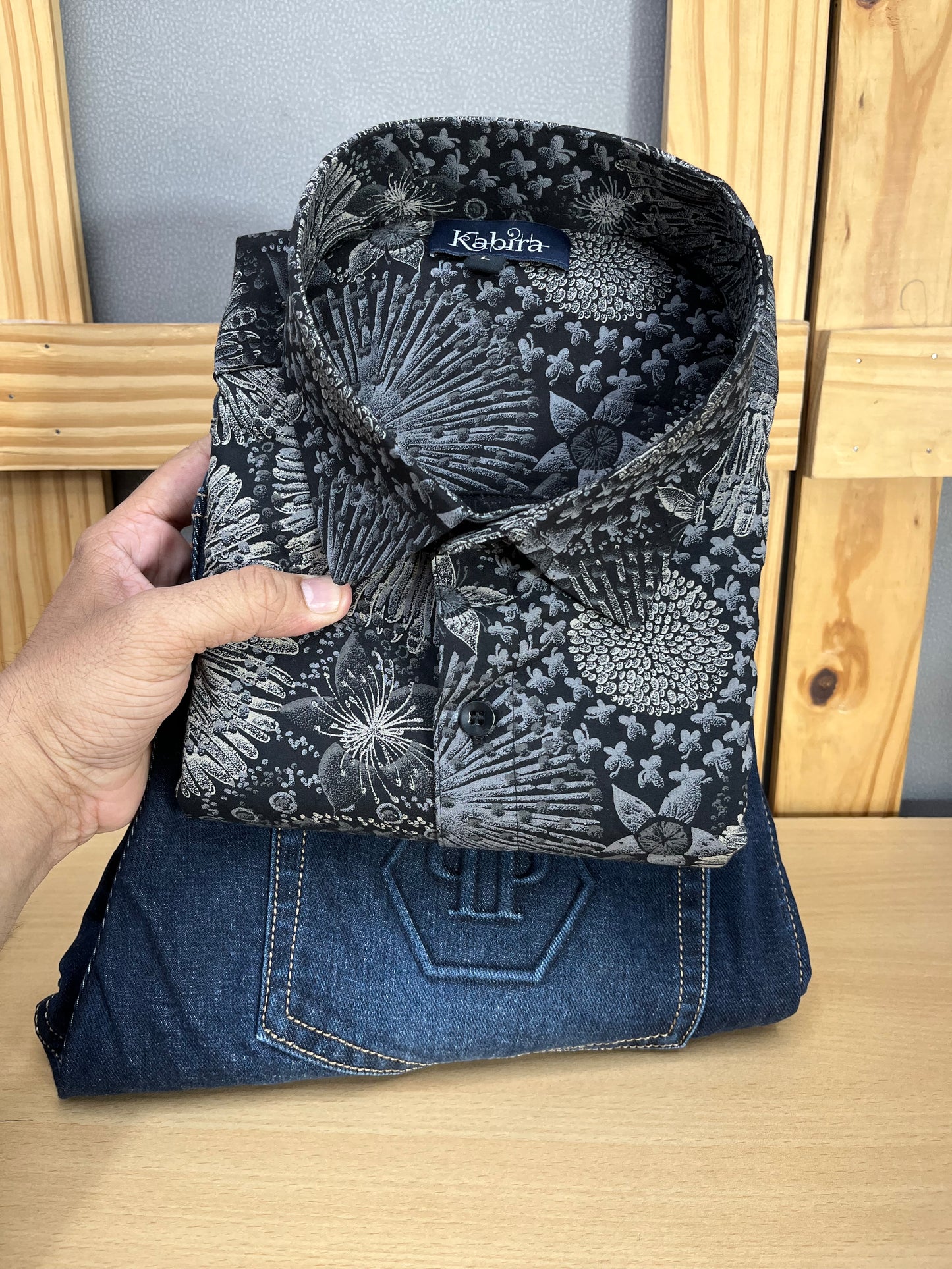 Printed Shirt With Jeans Combo