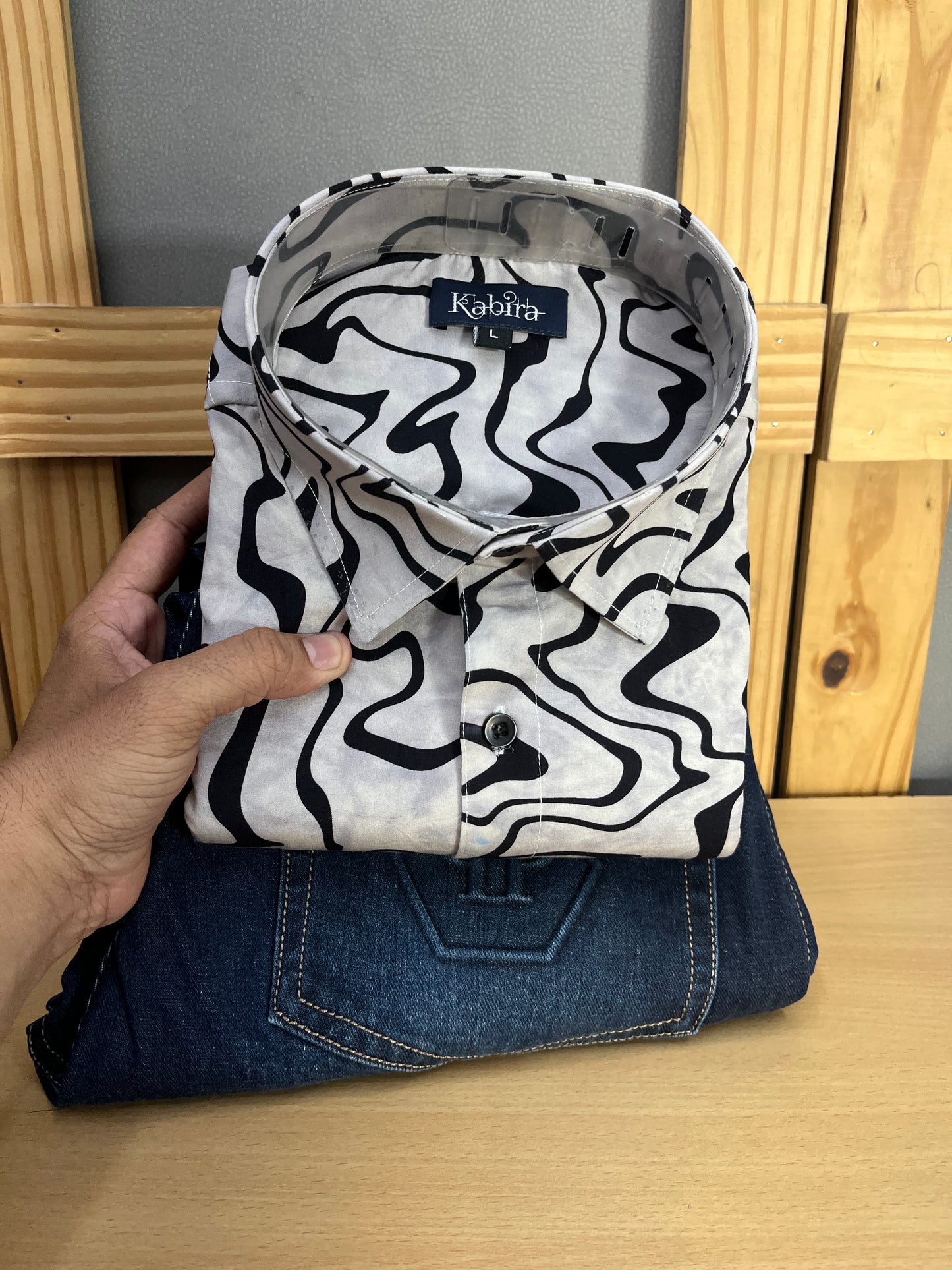 Printed Shirt With Jeans Combo