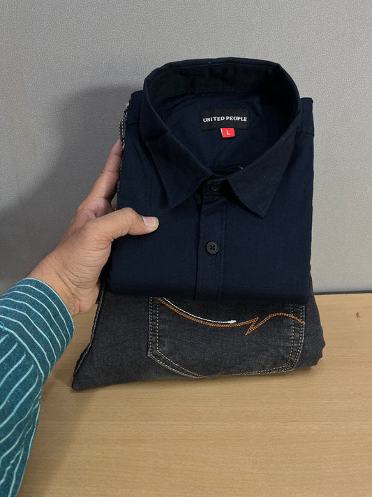 Plain Shirt With Jeans Combo