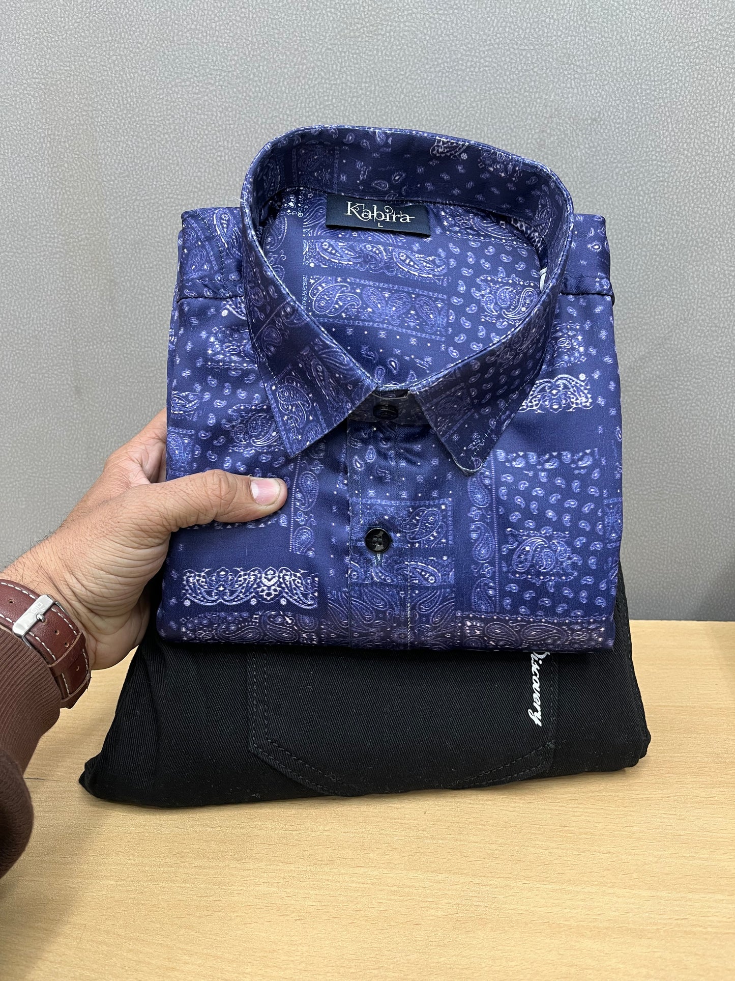 Printed Shirt With Jeans Combo