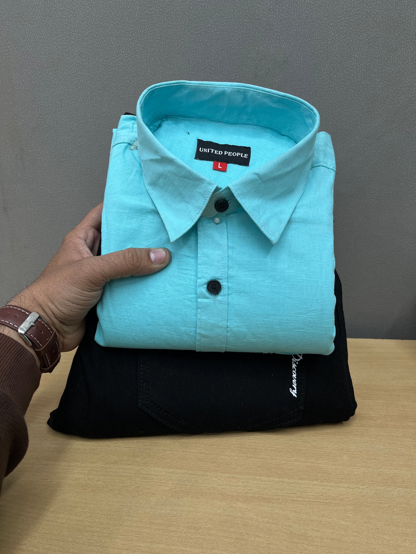 Plain Shirt With Jeans Combo