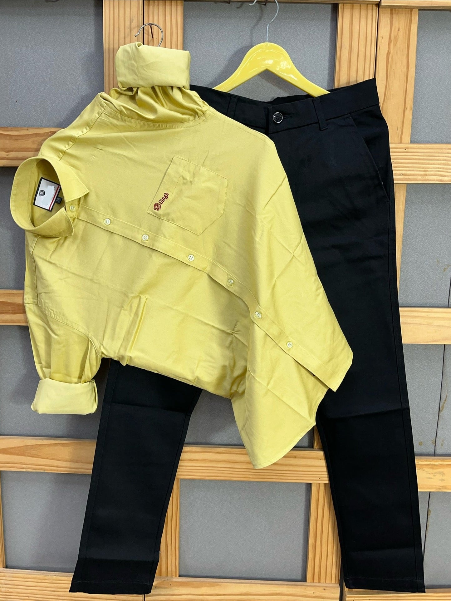 Satin Shirt With Cotton Pant  Combo