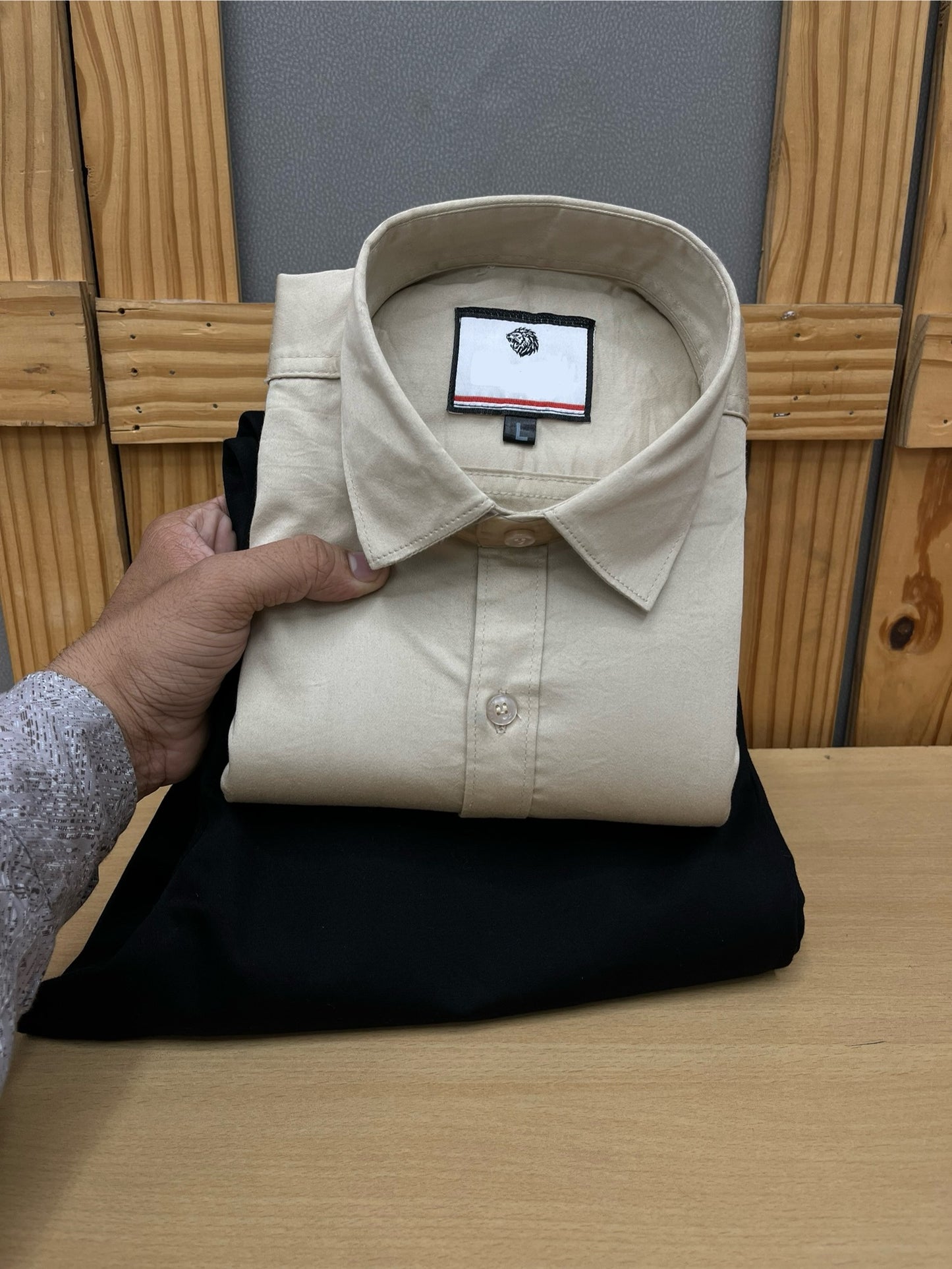 Satin Shirt With Cotton Pant Combo