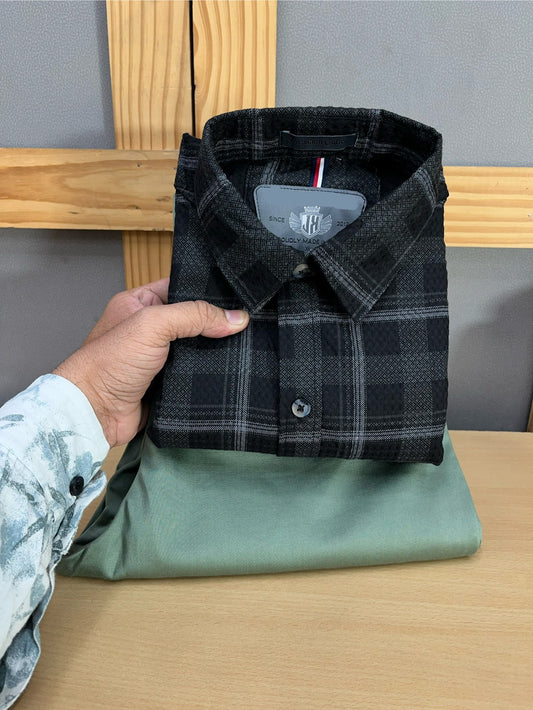 Lining Shirt With Cotton Pant Combo