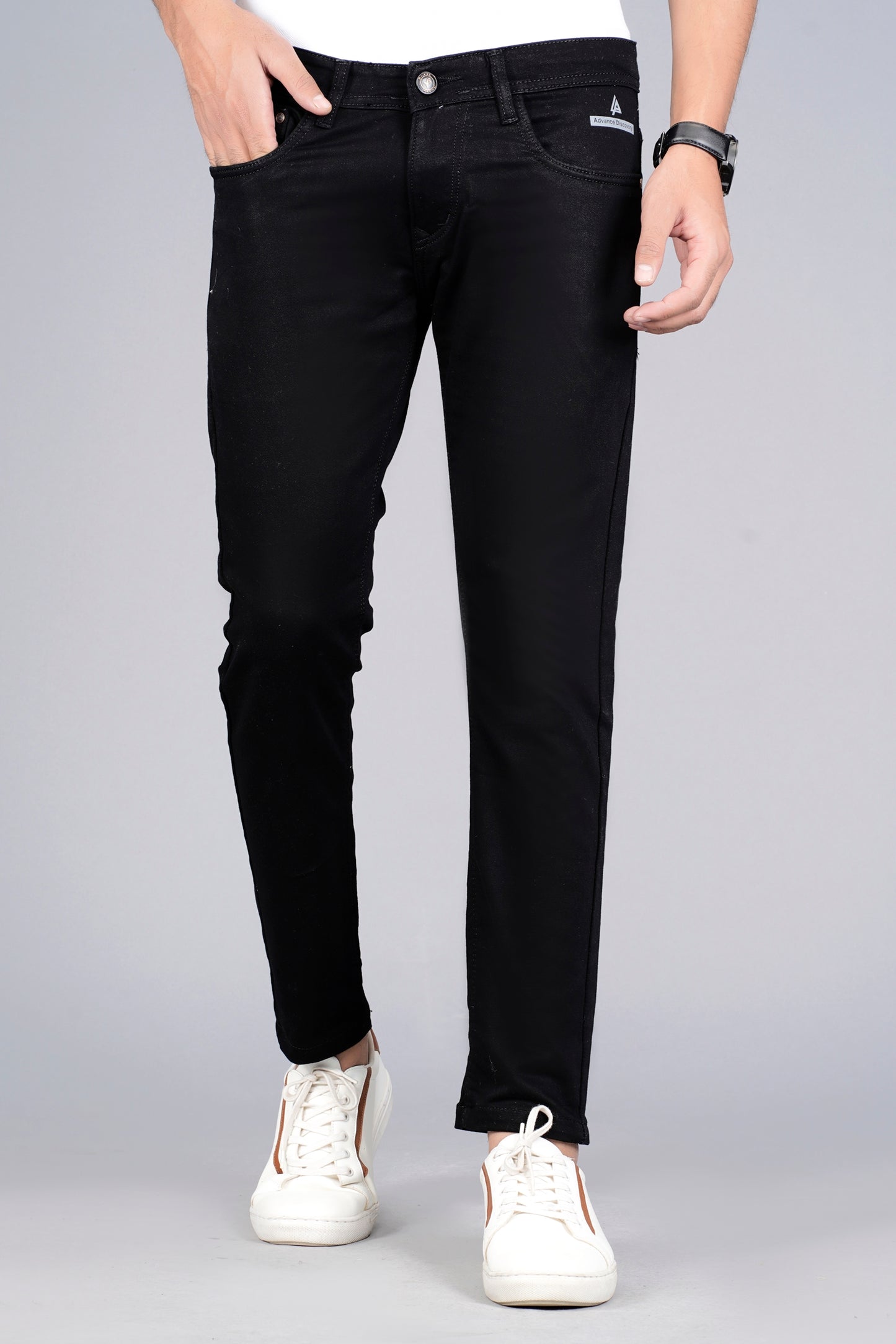 Linen Lining Shirt With Jeans Combo
