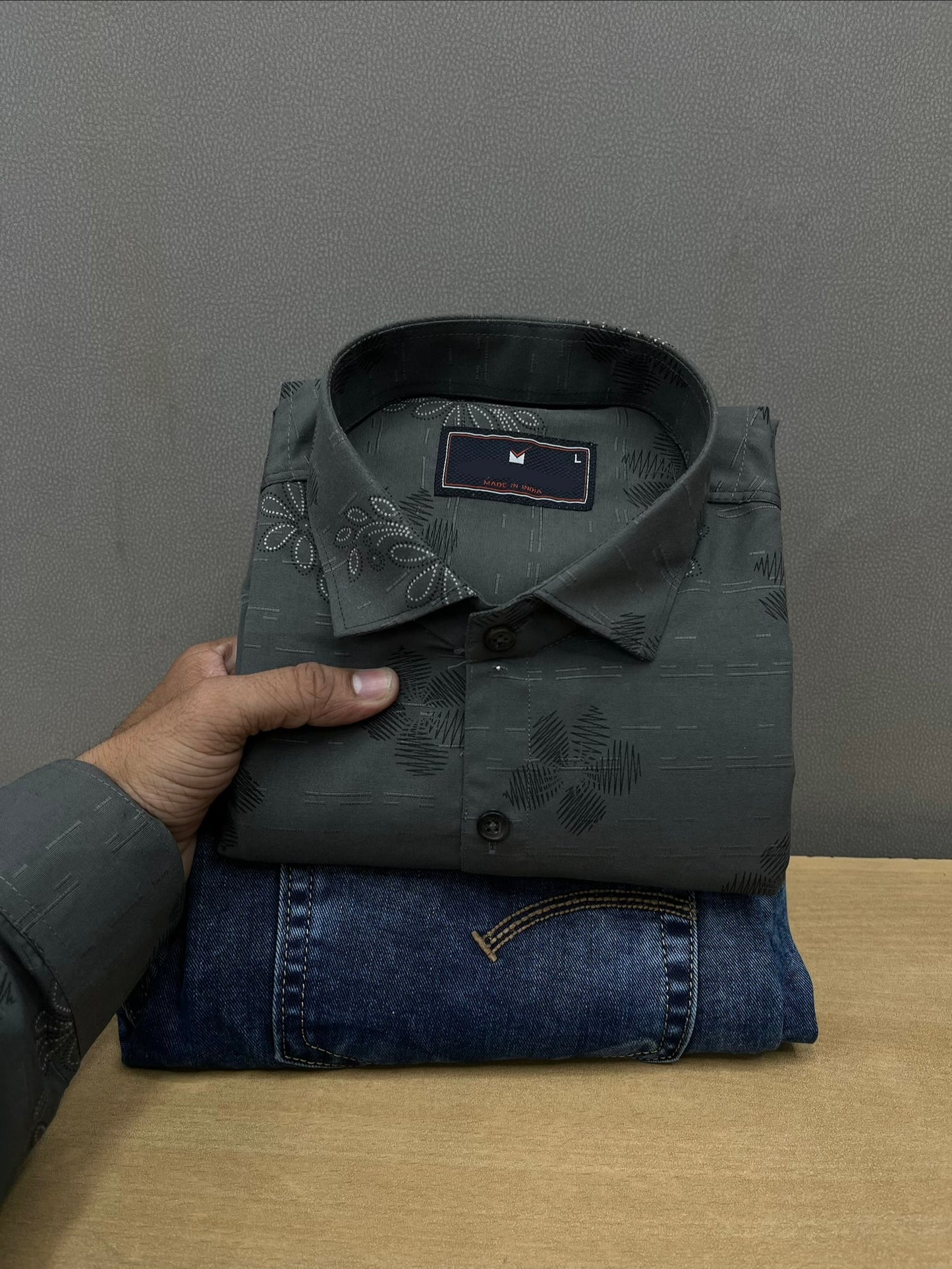 Printed Shirt With Jeans Combo