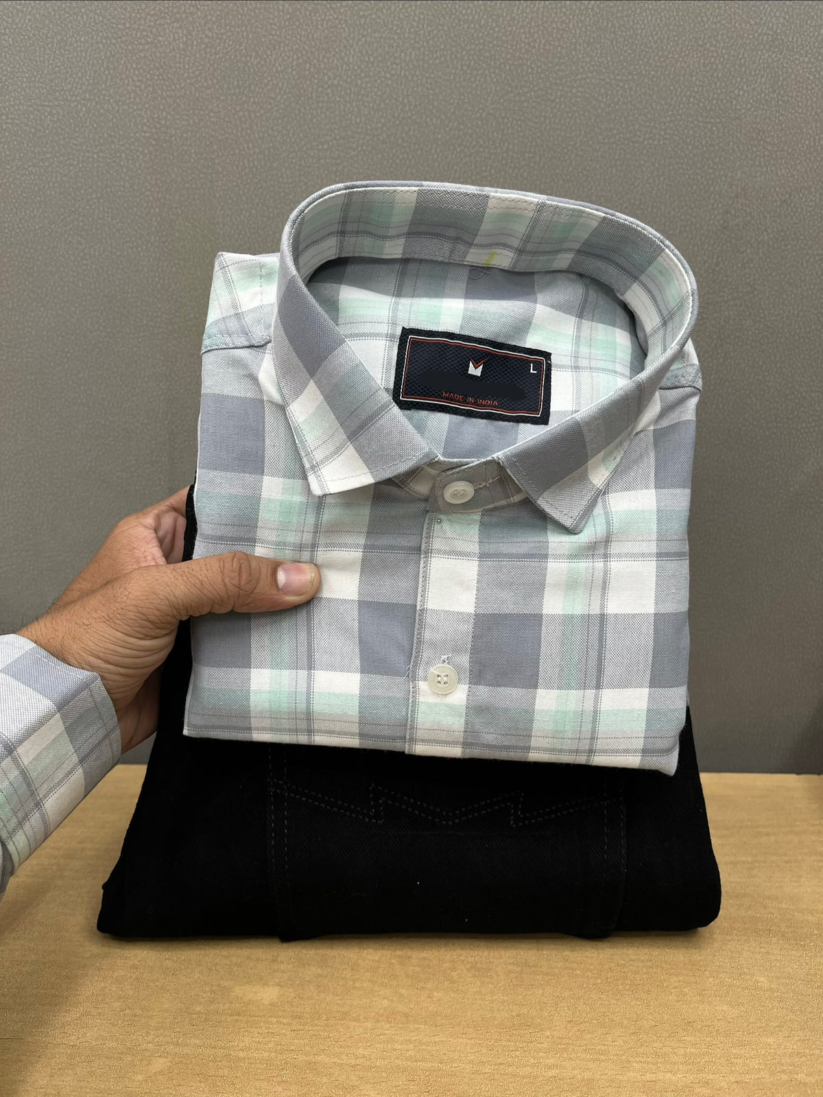 Checks Shirt With Jeans Combo