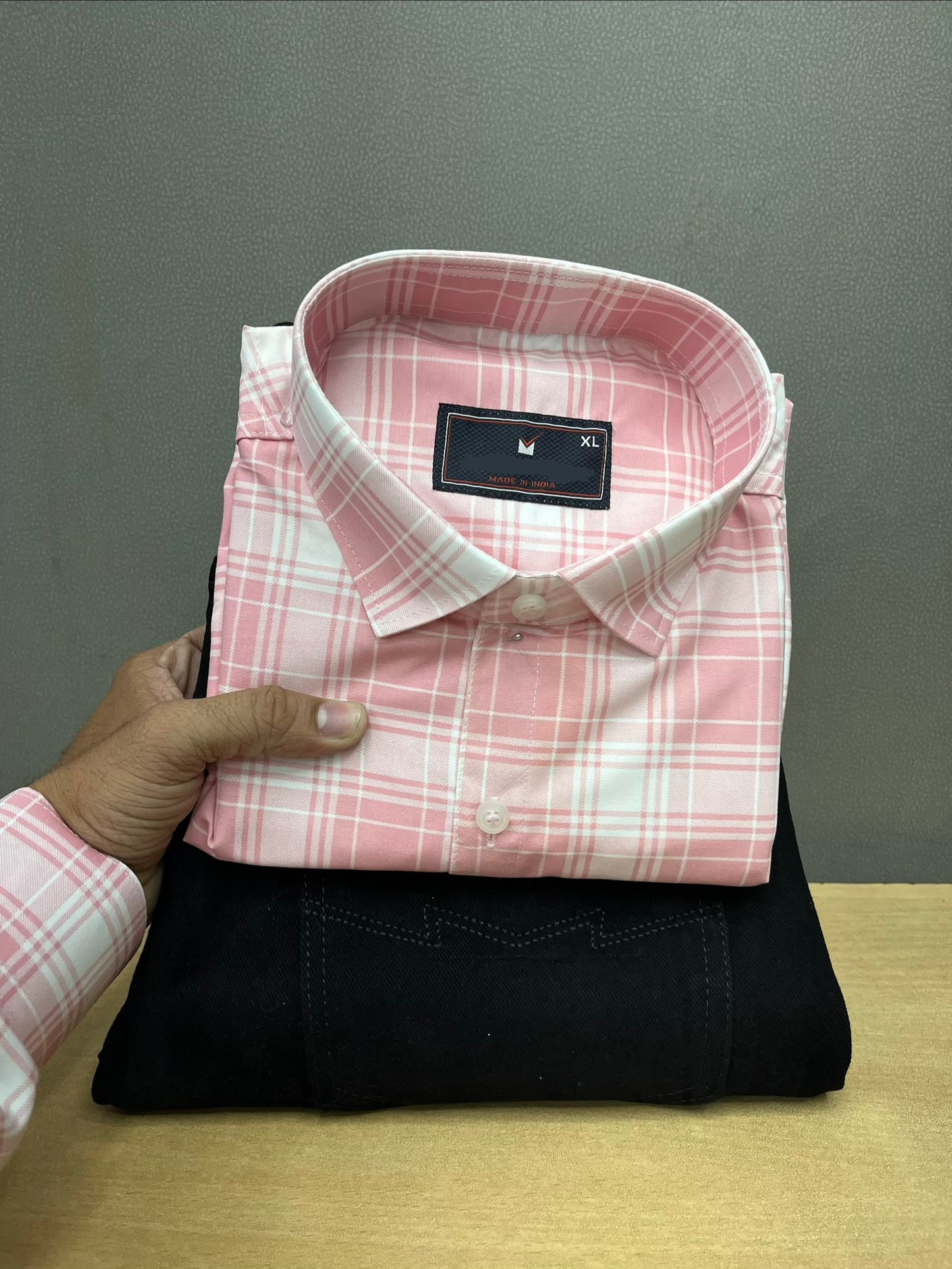 Checks Shirt With Jeans Combo