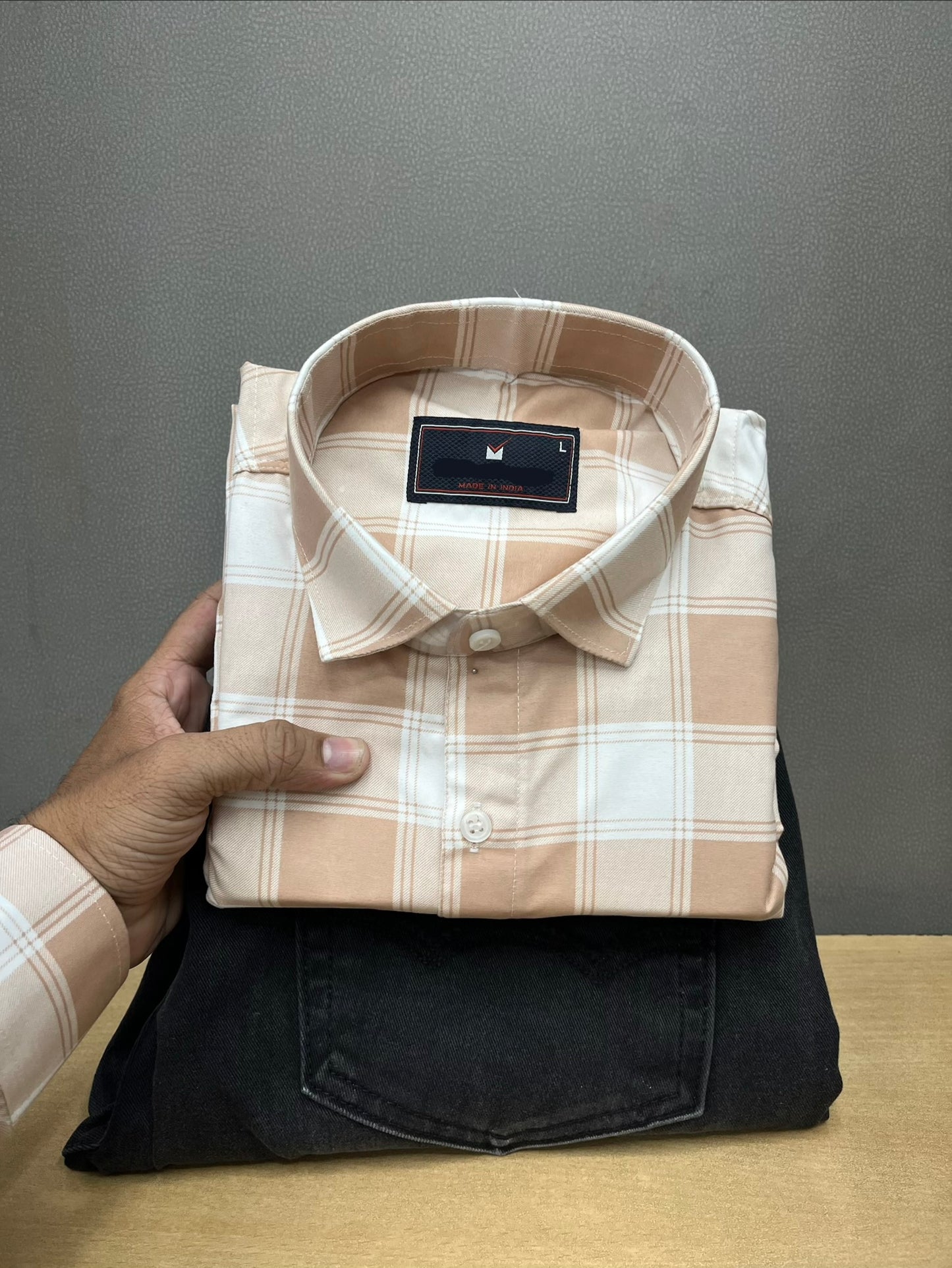 Checks Shirt With Jeans Combo