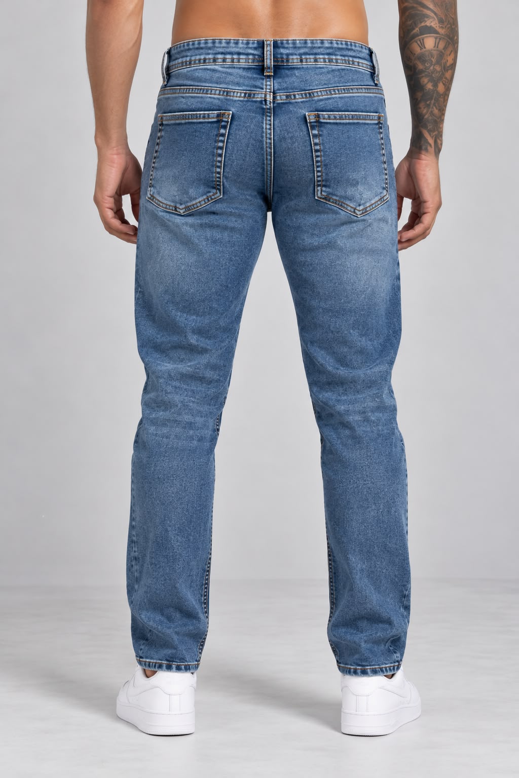 Kabira Lining Shirt With Jeans Combo
