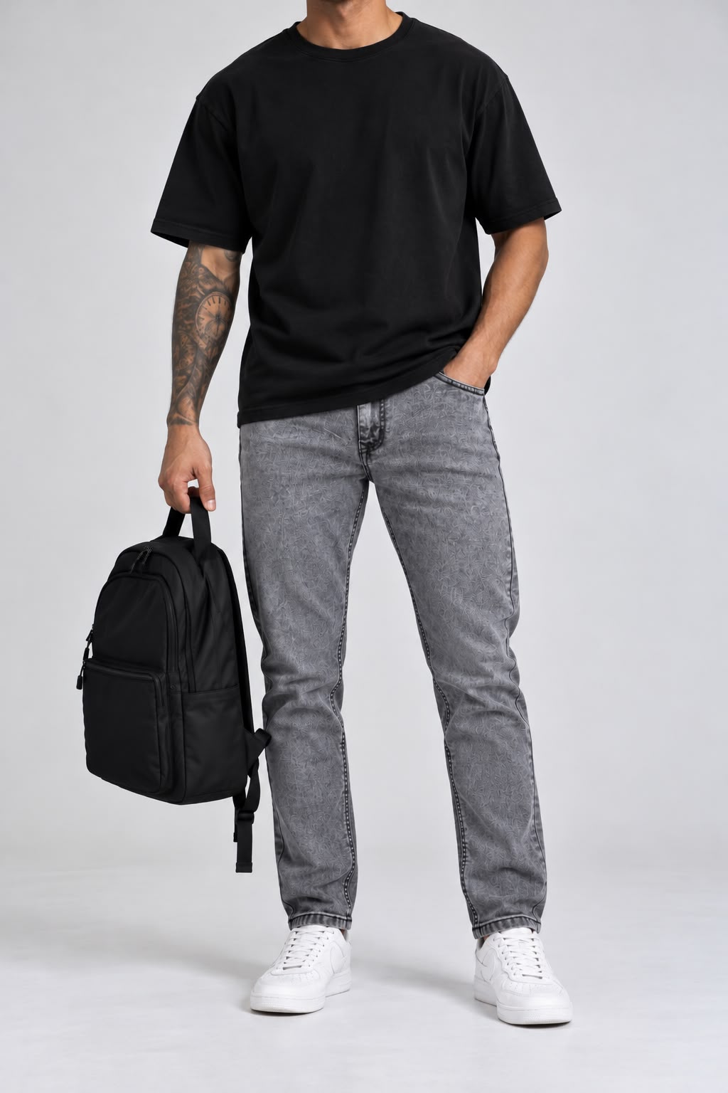 Checks Shirt With Jeans Combo